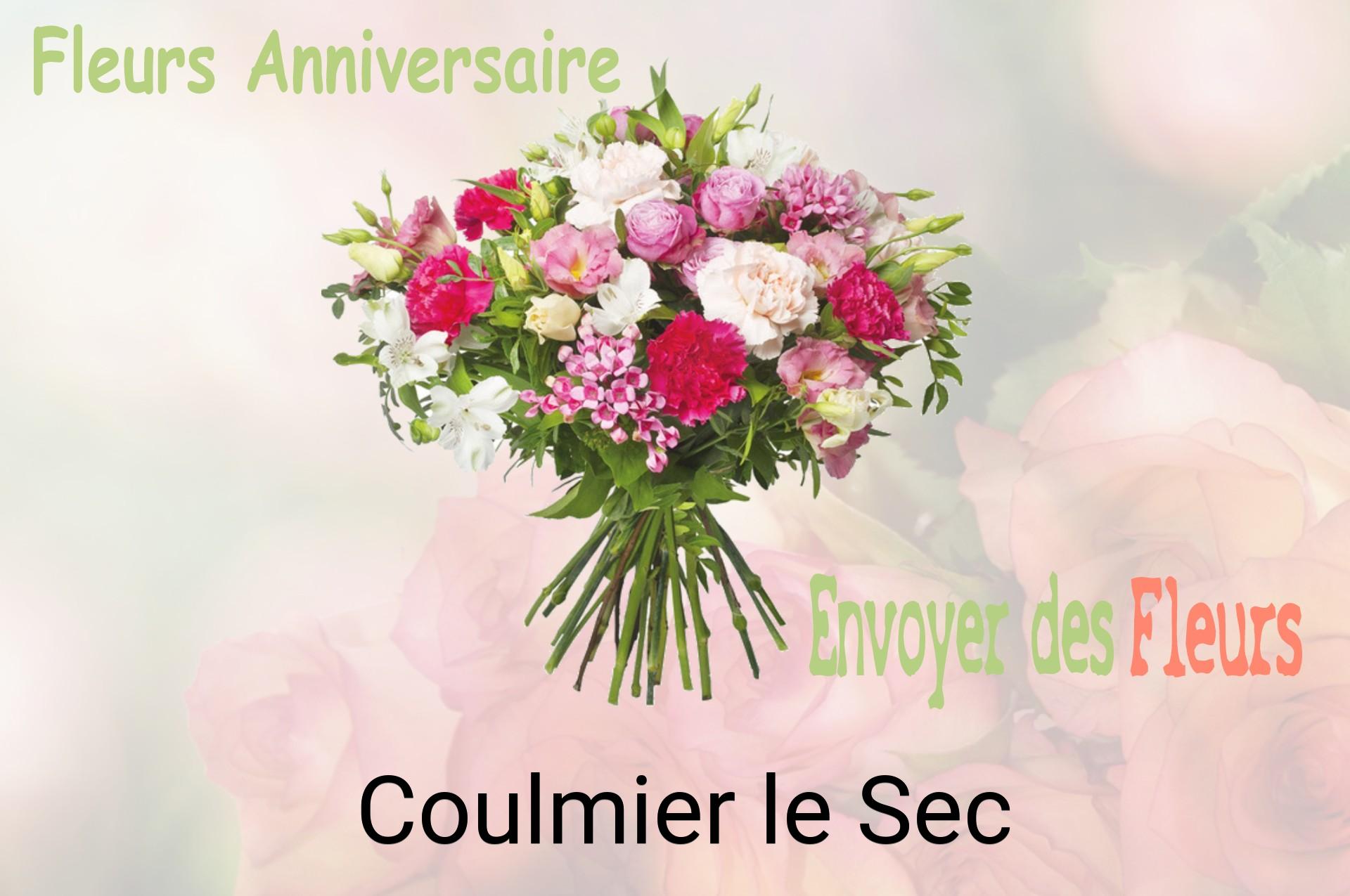 Bouquet de fleurs d’anniversaire livré à Coulmier-le-Sec